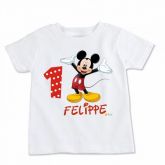 Camisa Mickey aniversário