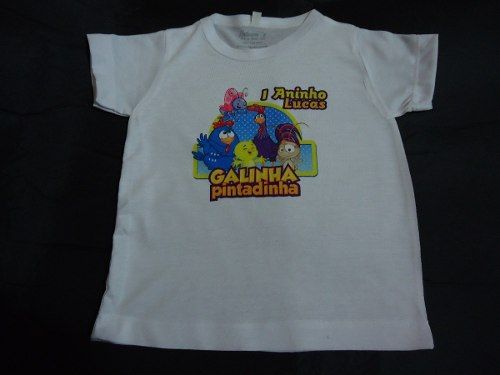 Camisa Infantil Galinha Pintadinha